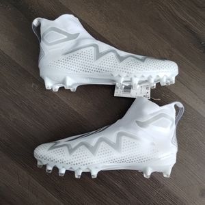 Sz 11 Adidas Primeknit Freak Ultra 22 White Silver PK Football Cleats GX5131